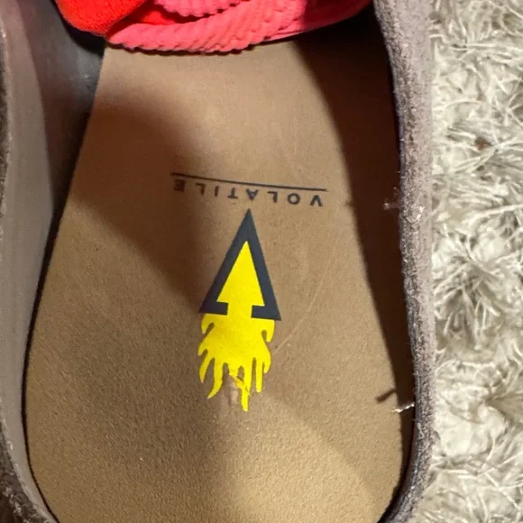 Volatile Taupe Suede Wedge Ankle Booties - Picture 6 of 6